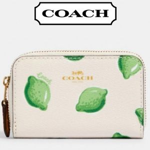 COACH LIME COIN CASE